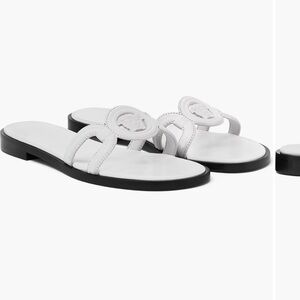 Versace Porcelain White Sandals